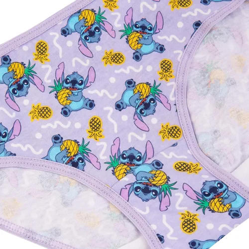 Vista 4 de Disney niñas Lilo & Stitch Tienda Exclusivo Braguitas y Pantalones Cortos con Ángel, Tallas 23t-10