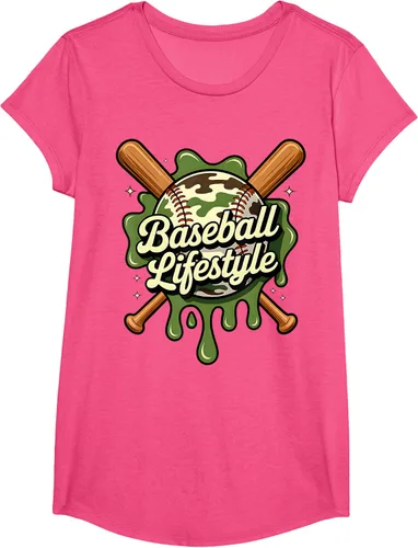 Vista 66 de Baseball Life Style 101 Apparel Youth Drip Baseball Boys Kid Camiseta