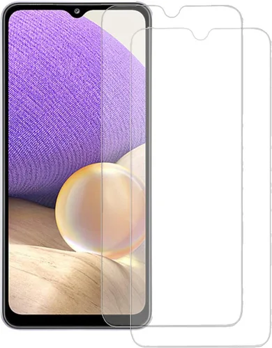 Vista 6 de Protector de pantalla de vidrio templado para Samsung Galaxy A32 5G, 2 unidades, antiarañazos, dureza superior, sin burbujas, protector de pantalla