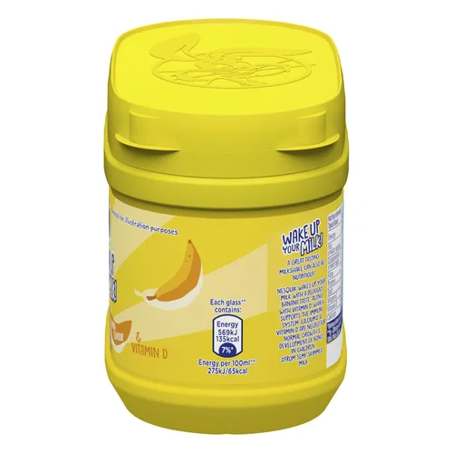 Vista 6 de Nesquik Polvo para Batido de Leche con Sabor a Plátano 300 g (Paquete de 5)