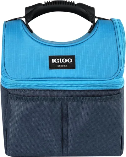 Vista 20 de Igloo Gripper - Bolsa enfriadora de lados suaves Enfriador de almuerzo aislado de doble compartimento