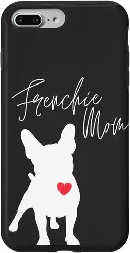 Vista 12 de Frenchie Mom French Bulldog Black Case for iPhone 17