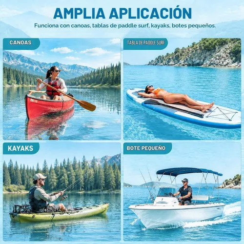 Vista 7 de BeGrit Ancla de kayak Anclaje de barco pequeño Anclaje marino plegable para pesca, kayak, tabla de remo, canoa, moto acuática, con bolsa de 1.5 lbs