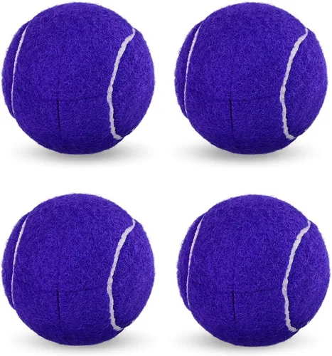 Vista 10 de LITIAN Paquete de 4 pelotas de tenis precortadas para caminantes, pelotas antideslizantes resistentes con almohadillas de fieltro para caminantes