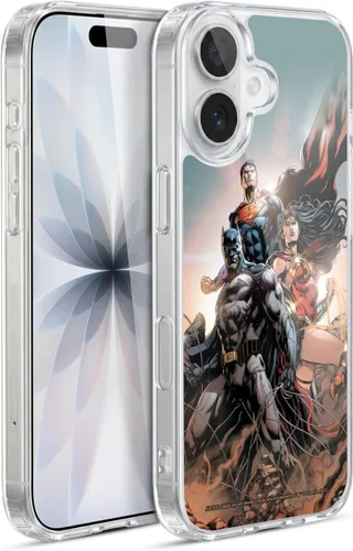 Vista 43 de Head Case Designs Funda de gel con licencia oficial de la Liga de la Justicia DC Comics #10 Darkseid War Comic Book Cover