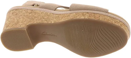 Vista 3 de Clarks Sandalias de cuña Giselle Cove para mujer