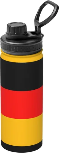 Vista 12 de American Spain Flag Insulated Stainless Steel Kettle Print Funny Water Bottle Insulated Ideal for Sports and Travel