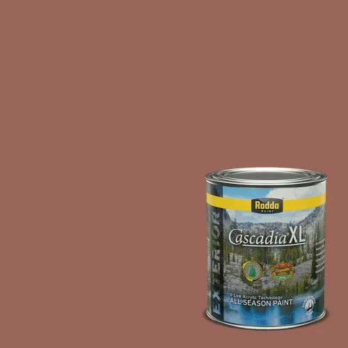 Vista 173 de Rodda Paint CASCADIA XL - Pintura satinada e imprimación para exteriores en uno, cuarto de galón, pastel en polvo