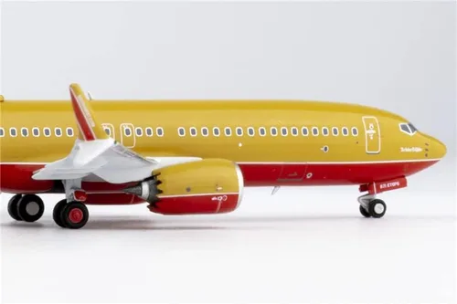 Vista 7 de Modelo NG Southwest Airlines para Boeing B737 MAX8 N871HK 1/400 DIECAST modelo preconstruido