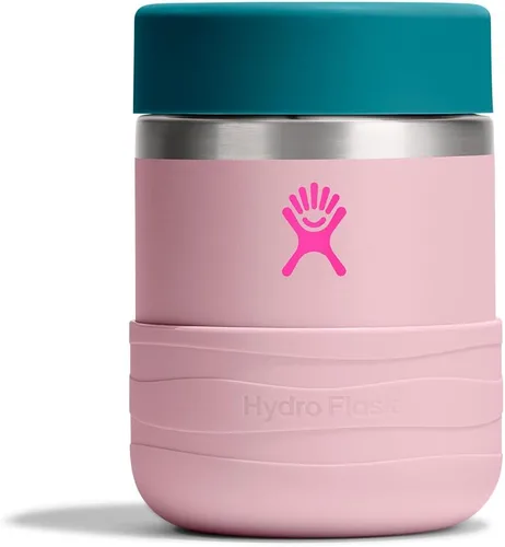 Vista 12 de Hydro Flask Recipiente de alimentos aislado – Contenedor de aperitivos para niños y lonchera – Tarro de comida de 12 onzas en color morado anémona