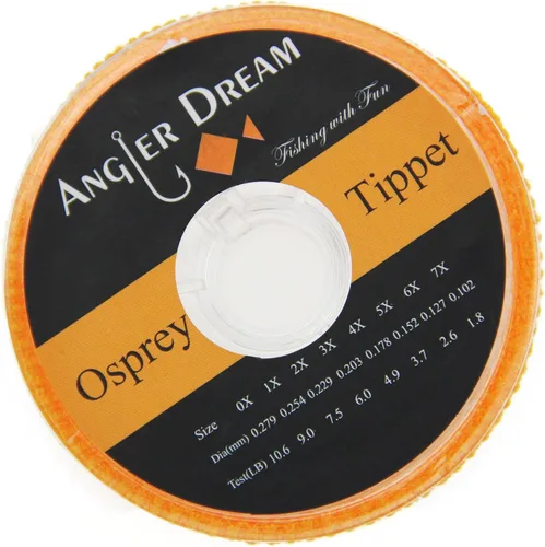 Vista 5 de AnglerDream 2 3 4 5 6X Tippet Line Clear Nylon 50M/55Yds Pesca con Mosca Tippet Línea con Soporte Tippet