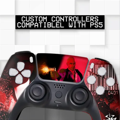 Vista 329 de Battman Custom PS-5 Controller Wireless compatible with Play-Station 5 Console by BCB Controllers Proudly Customized in USA with Permanent
