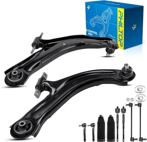 Vista 83 de PHILTOP 6 piezas de brazo de control delantero inferior con barra estabilizadora de rótula para Nissan Rogue 2014-2020 Rogue Sport 2017-2022 Qashqai