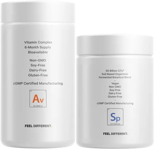Vista 3 de Codeage Daily ADK - Paquete de vitaminas y probióticos – Palmitato de retinilo de vitamina A, colecalciferol de vitamina D3, vitamina K, 50 mil