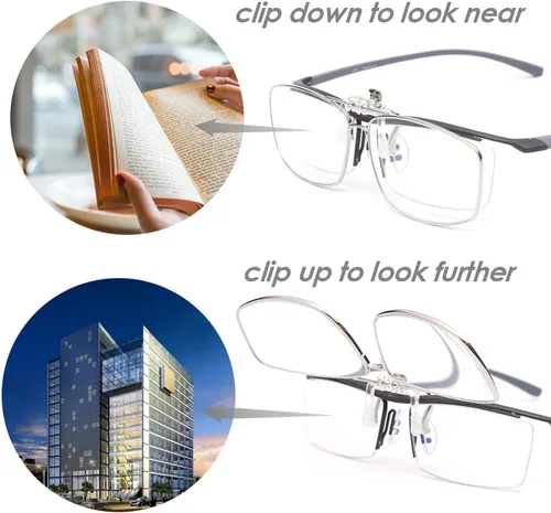 Vista 2 de LUFF Gafas de lectura Clip Anti-luz azul Lupa Portátil Clips