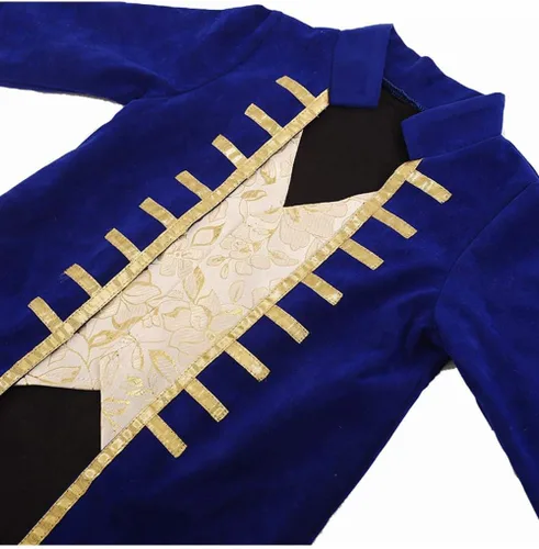 Vista 7 de Augwindy Prince Charming Costume Colonial Cosplay Dress Up Pretend Play Halloween Party for Toddlers Kids Boys Aged 3-12