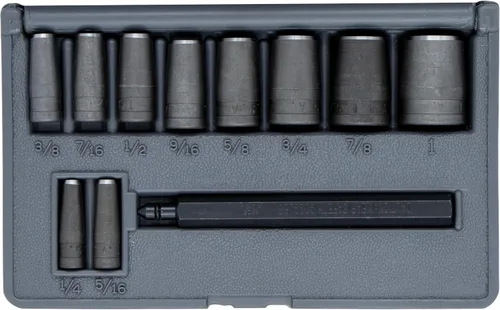 Vista 4 de Lang Tools 950 Juego de Punzones para Agujeros de Juntas (11 Piezas), Negro, Talla Única
