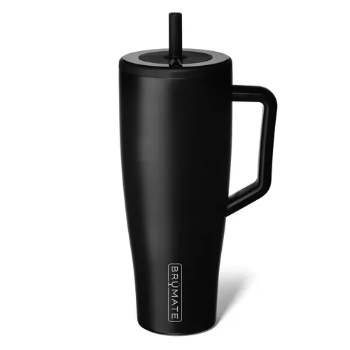 Vista 45 de BrüMate Era Vaso Térmico de 20 oz con Asa y Pajilla Vaso Térmico Aislante 100% A Prueba de Fugas con Tapa y Pajilla Hecho de Acero Inoxidable