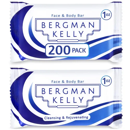 Vista 8 de BERGMAN KELLY - Barras de jabón de hotel - Té blanco, 1 oz, paquete de 100 - Amenidades de lujo a granel de tamaño de viaje - Mini jabón rectangular