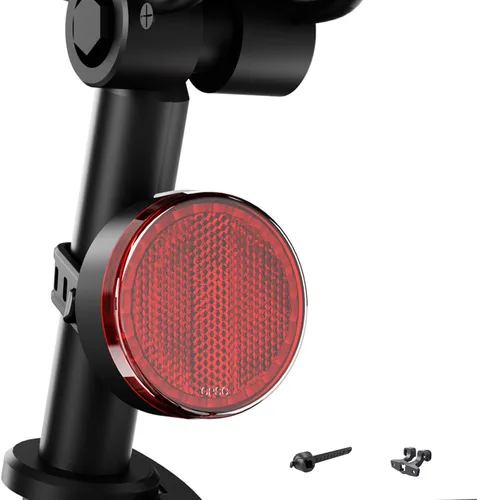 Vista 2 de Luz trasera de bicicleta recargable USB tipo C, ultra brillante IPX6, impermeable, linterna de seguridad para ciclismo, 5 modos de luz, accesorios