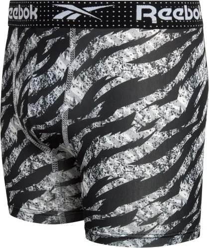Vista 5 de Reebok Ropa interior para niño - Calzoncillos tipo bóxer Performance (paquete de 4)