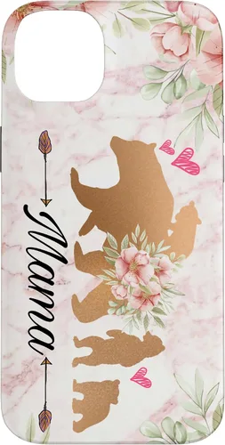 Vista 15 de Mama Bear & Cubs Design Phone Grip - Funda para iPhone 17 de 3 niños