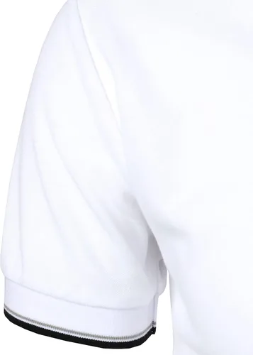 Vista 4 de HOOD CREW Polo para hombre, diseño básico, informal, con cuello en V