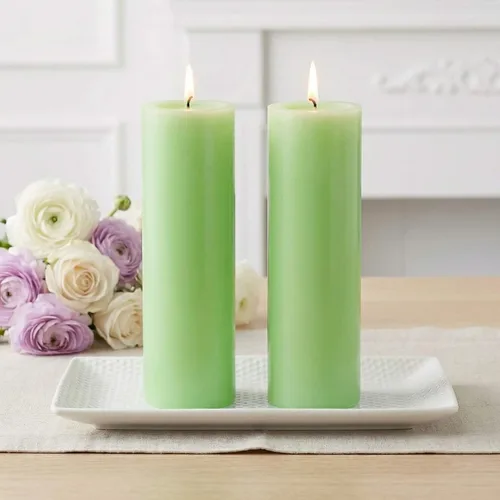 Vista 15 de Richland® Juego de 20 velas de pilar de 2 x 3 pulgadas, color marfil sin perfume