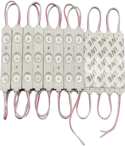 Vista 5 de Erudite 20 luces de repuesto para inflables DC12V luces LED inflables blancas con 3 LED autoadhesivos, inflables de vacaciones en el patio