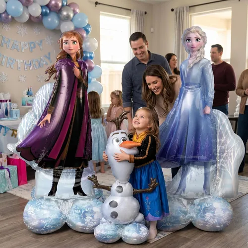 Vista 3 de Decoraciones de globos de aluminio con Airloonz de Frozen 2 por Amscan