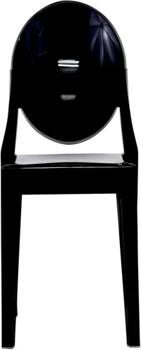 Vista 5 de LexMod Casper silla de comedor, Madera, Negro