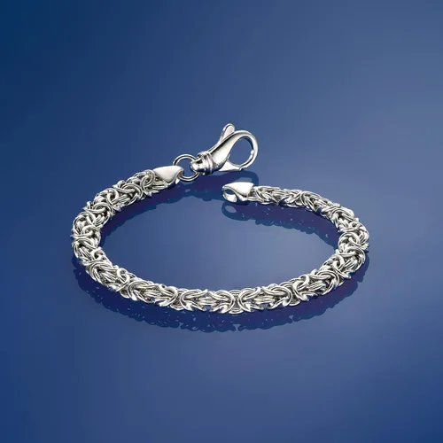 Vista 6 de Ross-Simons Sterling Silver Small Byzantine Bracelet
