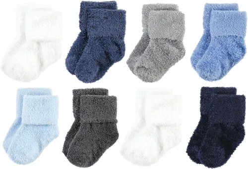 Vista 14 de Hudson Baby - Calcetines de algodón para bebés recién nacidos y Terry para niñas bebés