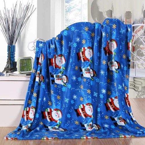 Vista 17 de Elegant Comfort - Manta de vellón muy suave y aterciopelada, con estampado navideño, a cuadros escoceses, de 50 x 60 pulgadas (búfalo negro)