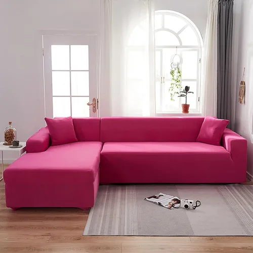 Vista 18 de Konsilsa Funda elástica para sofá en forma de L, funda completa para sofá de 1/2/3/4 plazas, protector de muebles suave, antideslizante, lavable a