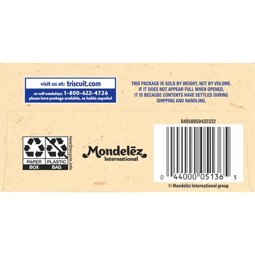 Vista 20 de Triscuit galletas de trigo integral de grano entero con sabor a ajo tostado, 6 cajas de 8.5 onzas cada una