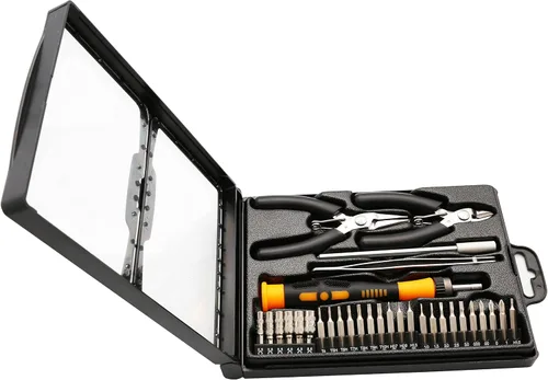 Vista 3 de Syba kit de herramientas para pasatiempos en una funda plegable., Negro