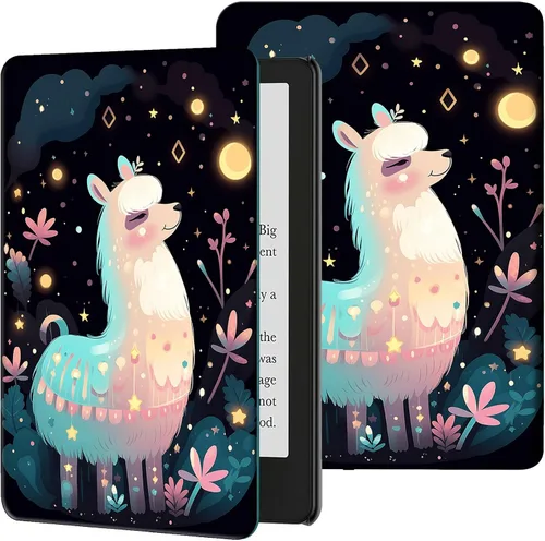 Vista 19 de Rossy Funda para Kindle de 10ª generación 2019, delgada, de piel sintética, ajustable, con encendido y apagado automático para Kindle de 10ª