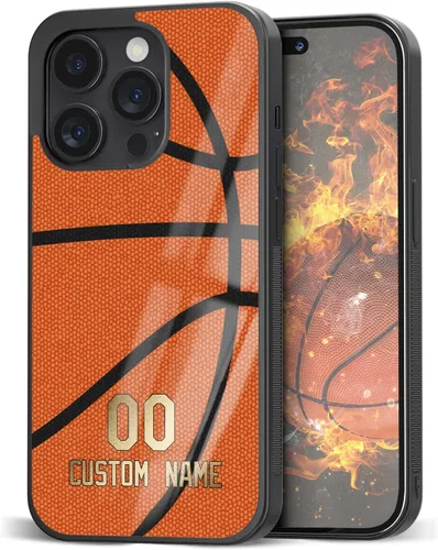 Vista 15 de Fundas de teléfono de baloncesto personalizadas para iPhone 8 11 12 13 14 15 16 17 Pro Max Plus Mini para Samsung A03 A13 A14 A15 A51 A52 A53 A54