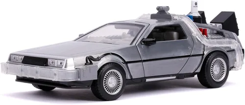 Vista 2 de Jada - Vehículo de recogida DLorean Regreso al Futuro, Puertas Abiertas, Modo Planeador, Escala 1:24 (253255021)