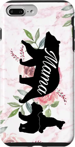 Vista 12 de Mama Bear Mom Gift Phone Holder - 2 Cubs Kiddo Mom Case for iPhone 17