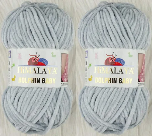 Vista 17 de Himalaya Dolphin 80301 - Ovillo de lana para tejer, 2 madejas, 264 yardas, 2 x 3.53 oz (80301)