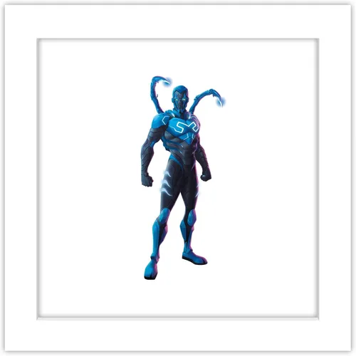 Vista 10 de Trends International Gallery Pops DC Comics Blue Beetle - Póster de pared con postura, 12 x 12 pulgadas, versión de marco negro