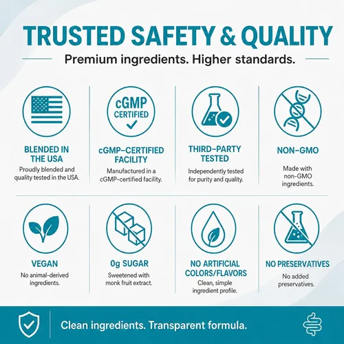 Vista 9 de Balance ONE Carnosina de zinc y polvo de L-glutamina, fórmula de reparación