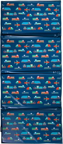 Vista 9 de Wildkin Alfombrilla de vinilo para siesta para niños, plegable, duradera, para guardería y preescolar