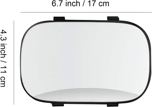 Vista 2 de Espejo retrovisor portátil en parasol para maquillaje
