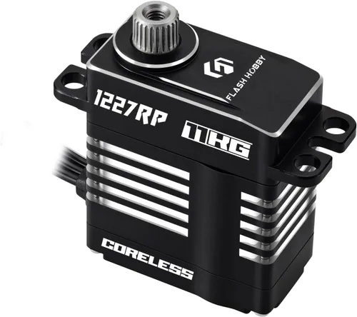 Vista 3 de FLASH HOBBY CLS1227RP 8.4V 24.3 lbs Coreless Digital Micro Servo para scx24 servo 1/18 RC Car Crawler Upgrade
