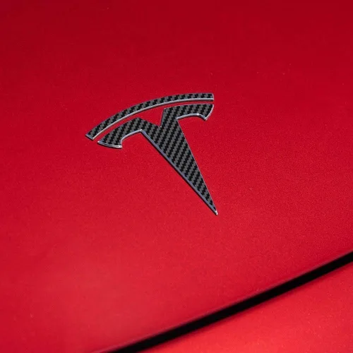 Vista 3 de IPG Compatible con Tesla Modelo 3 Juego de calcomanías (Set de 9 logotipos) Adhesivos para personalizar tu vehículo