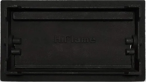 Vista 4 de Hi Flame Puerta de descarga de ceniza de chimenea de hierro fundido de fundición de arena recubierta