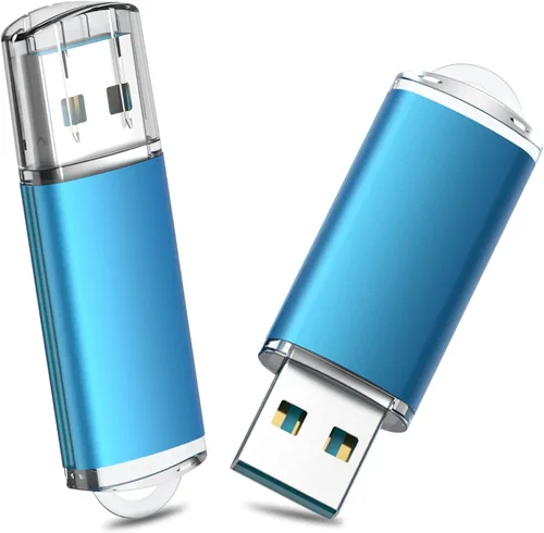 Vista 11 de TOPESEL Unidad flash USB 3.0 de 128 GB, memoria USB de alta velocidad para almacenamiento de datos (azul)